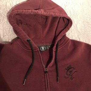 gym king red hoodie